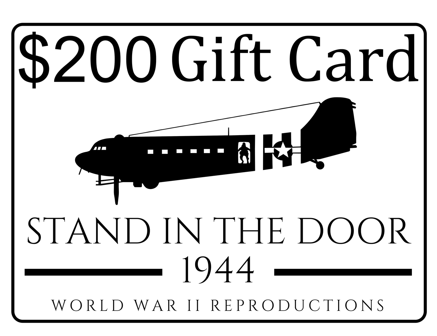 Stand in the Door 1944 Gift Card