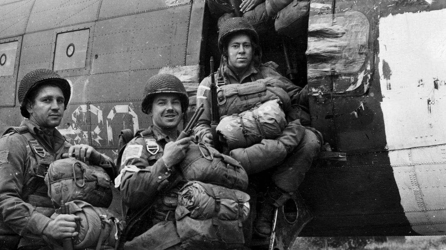 82nd Airborne Patch and Flag Combo