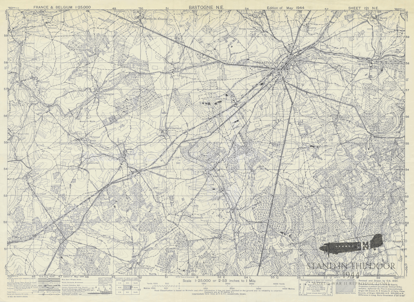 Bastogne Map- (Map 32)