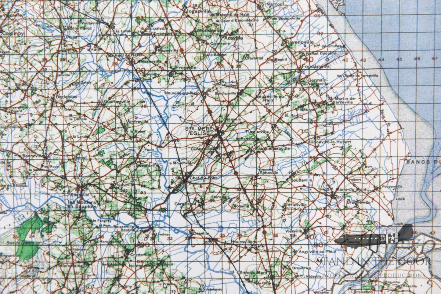Normandy Map 50- Cherbourg