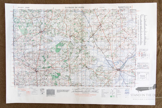 Normandy Map 51- La Hayes Du Puits