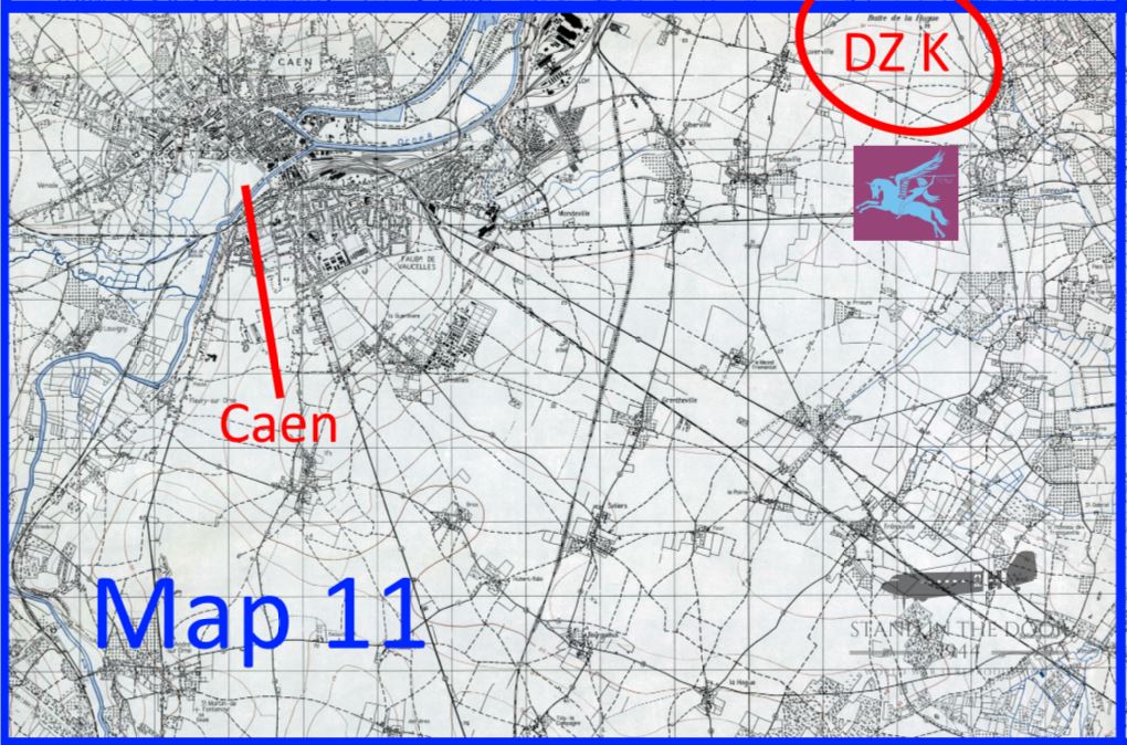 Normandy Map 11- Caen