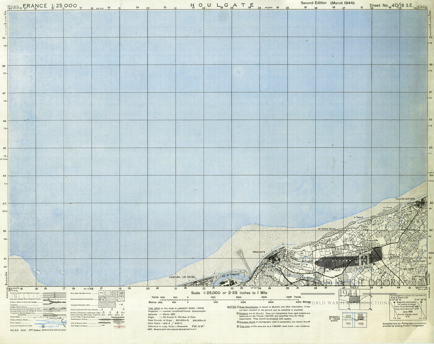 Normandy Map 12- Houlgate