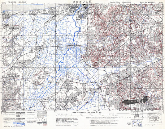 Normandy Map 13- Dozule