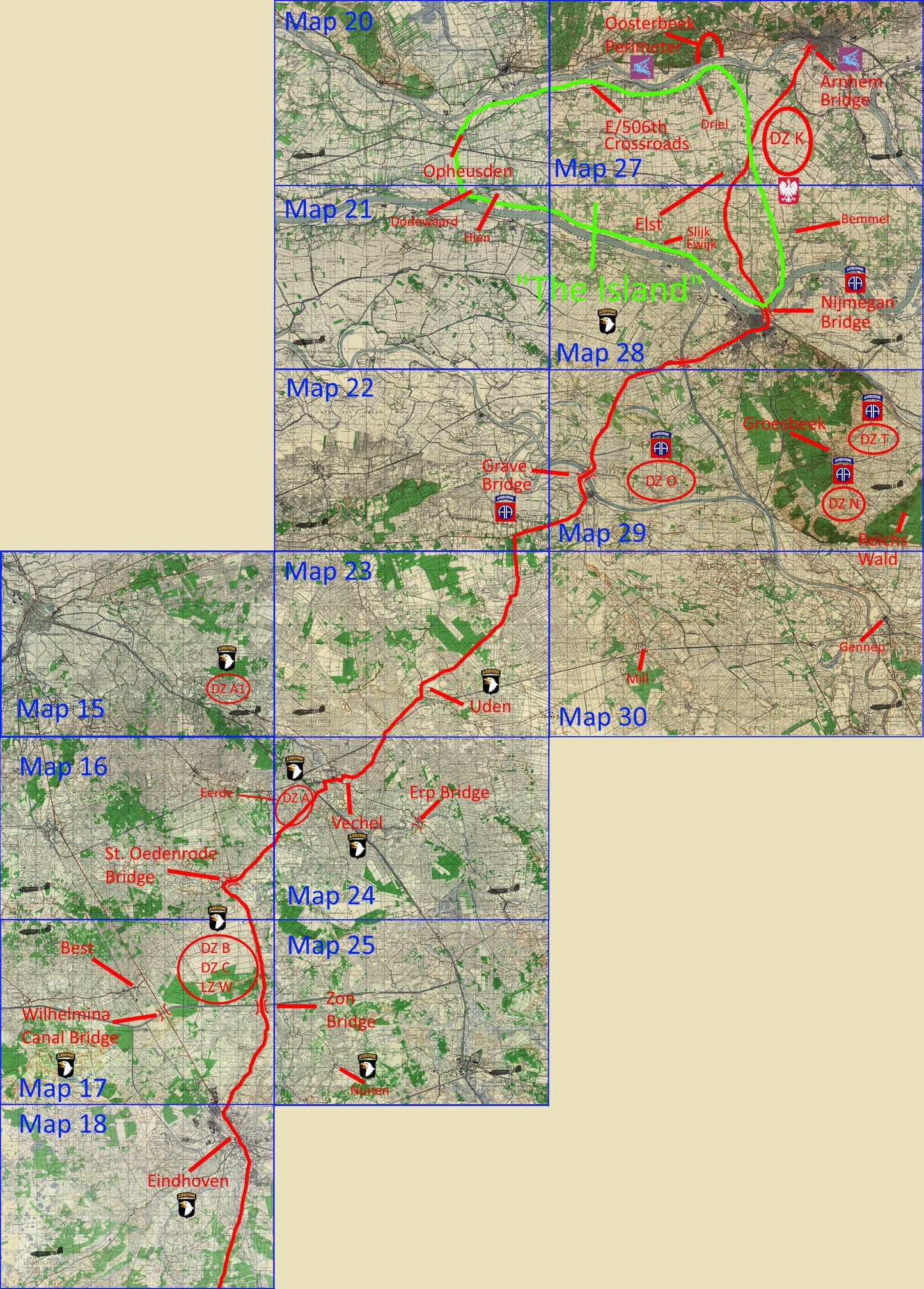 Holland Map 29- Groesbeek