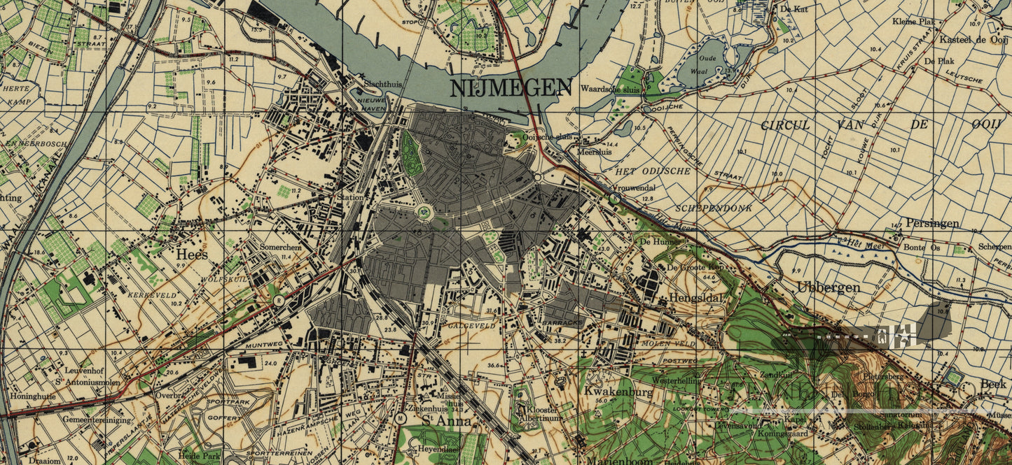 Holland Map 28- Nijmegan