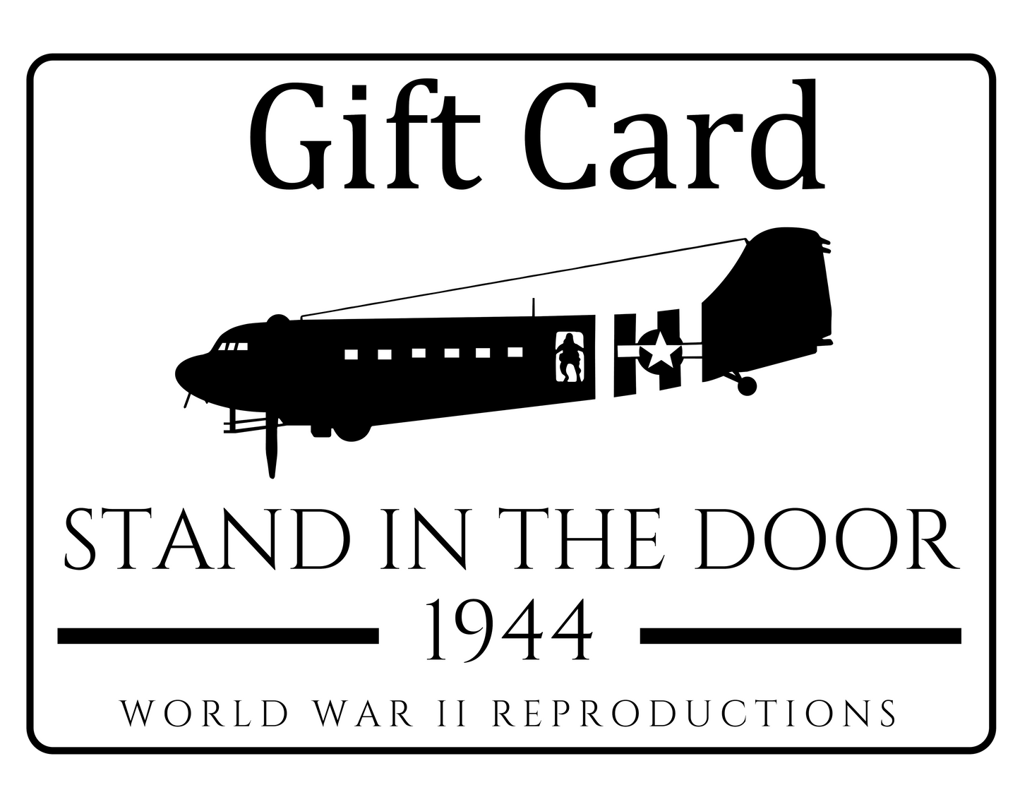 Stand in the Door 1944 Gift Card