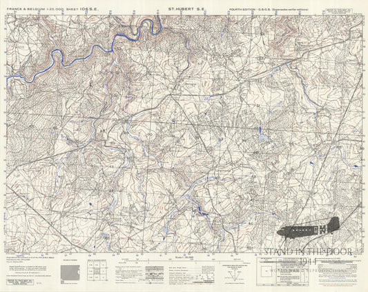 Bastogne Map- St Hubert (Map 31)