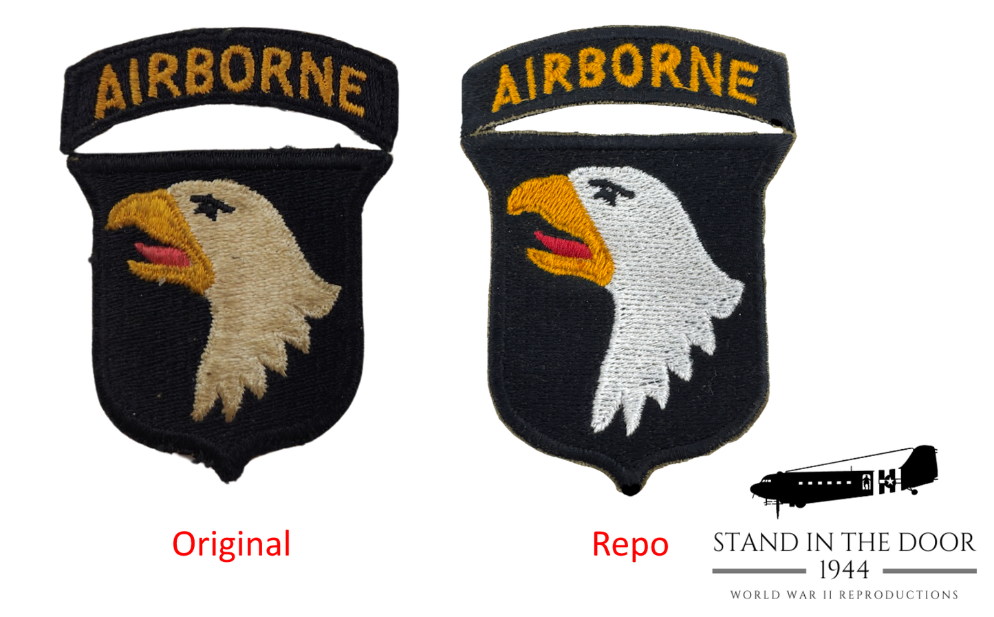 101st Type 6 Patch "Red Tongue" (reproduction)