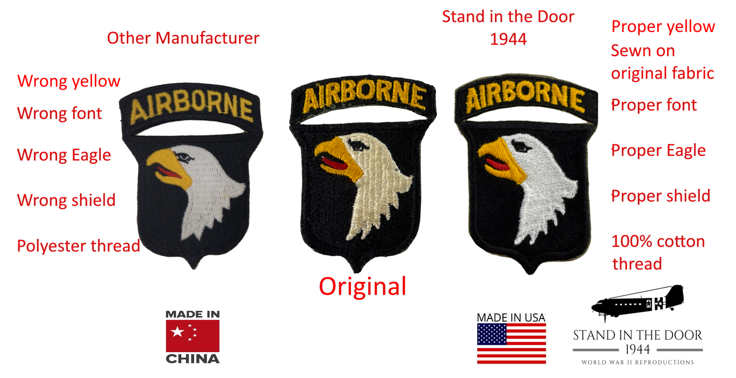 101st Type 7 Patch (reproduction)