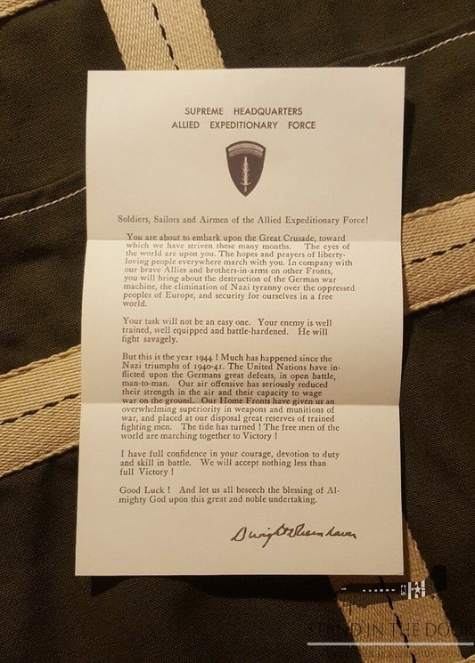 D-Day "Ike" Letter