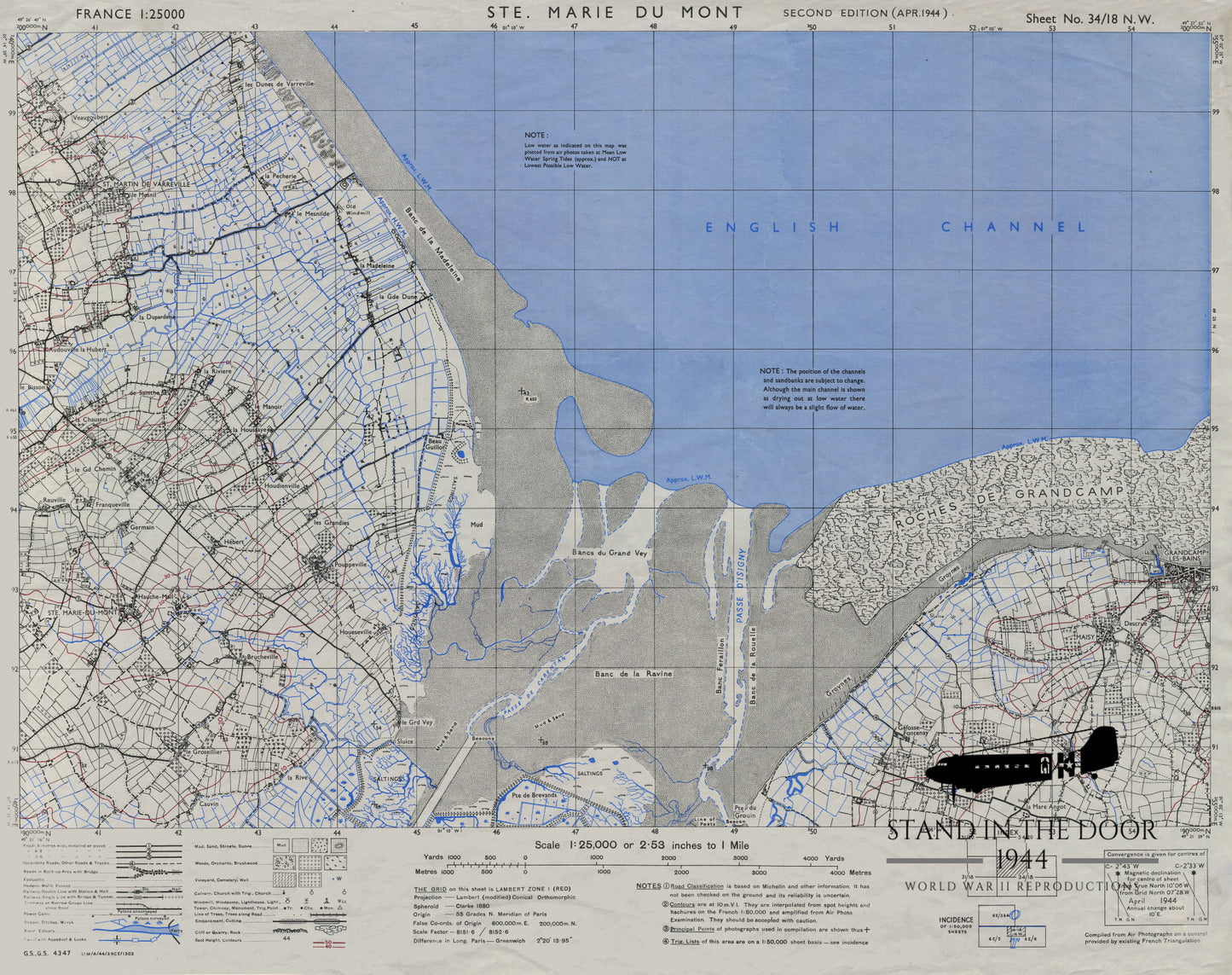Normandy Map 3- St. Marie Du Mont