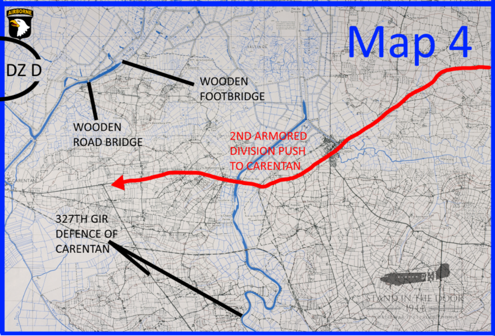 Normandy Map 4- Isigny