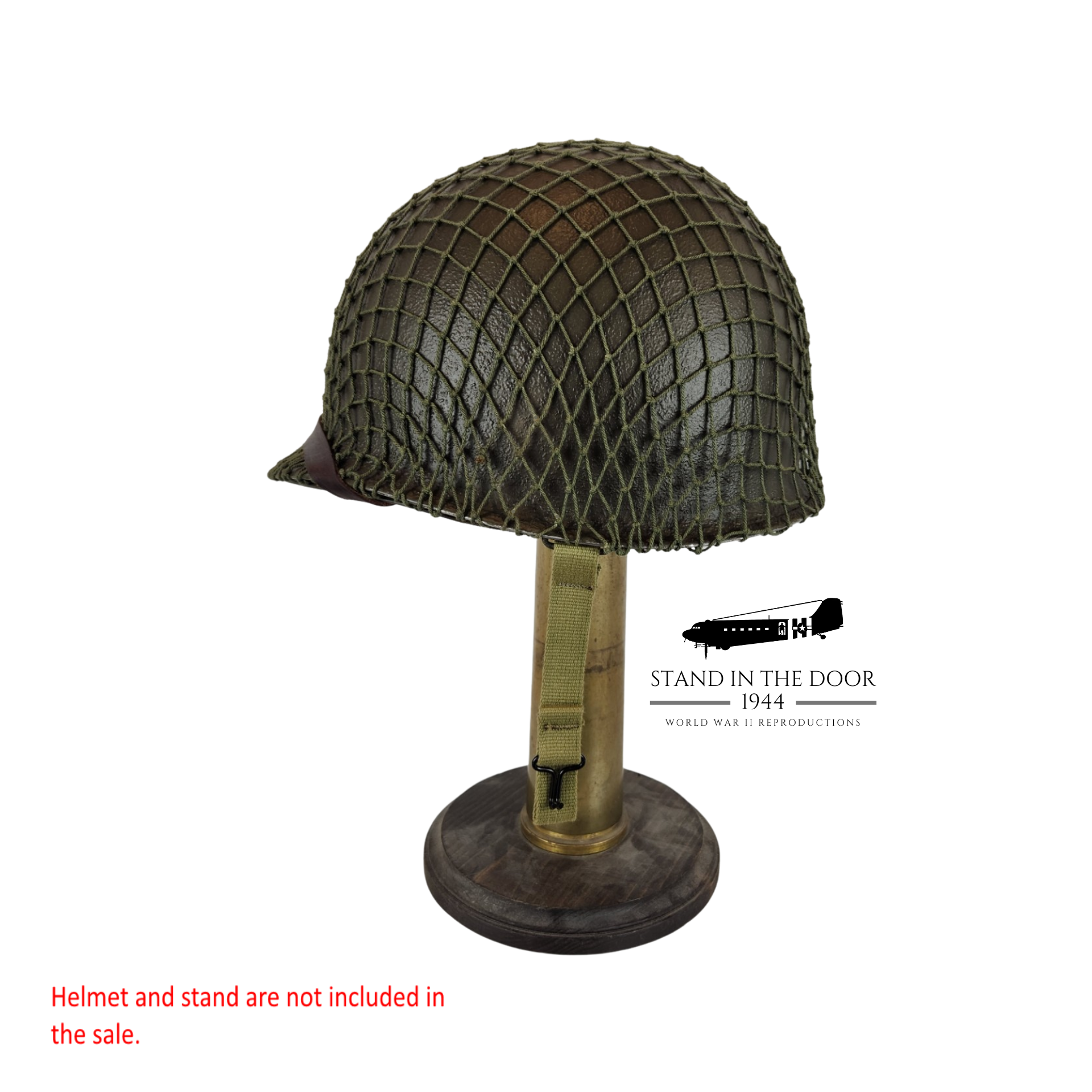 Reproduction Normandy Era Helmet Net large hole – Stand In The Door 1944