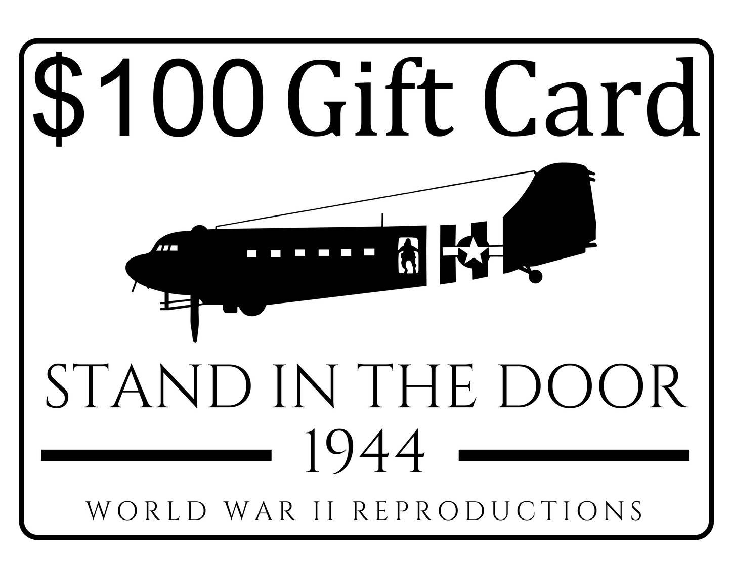 Stand in the Door 1944 Gift Card