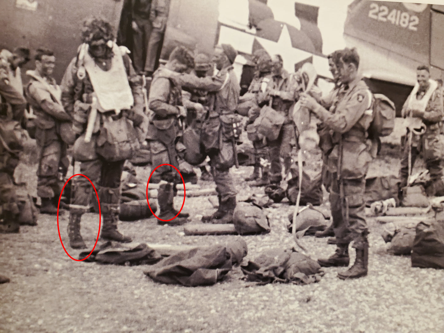 USGI Cot Straps (Paratrooper Leg Straps) Standard Length- Original Material