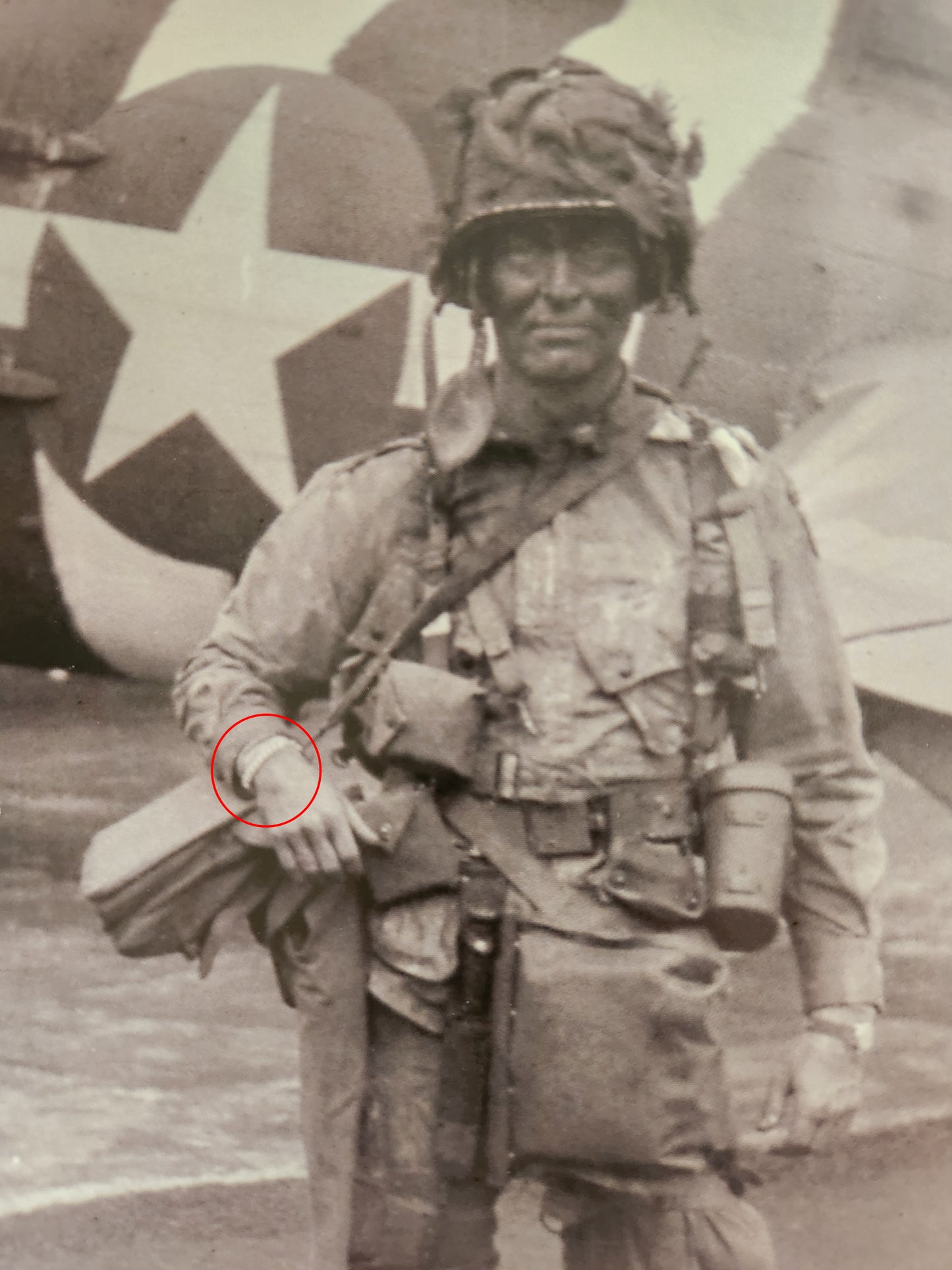 ID Bracelet with Parachute Wings