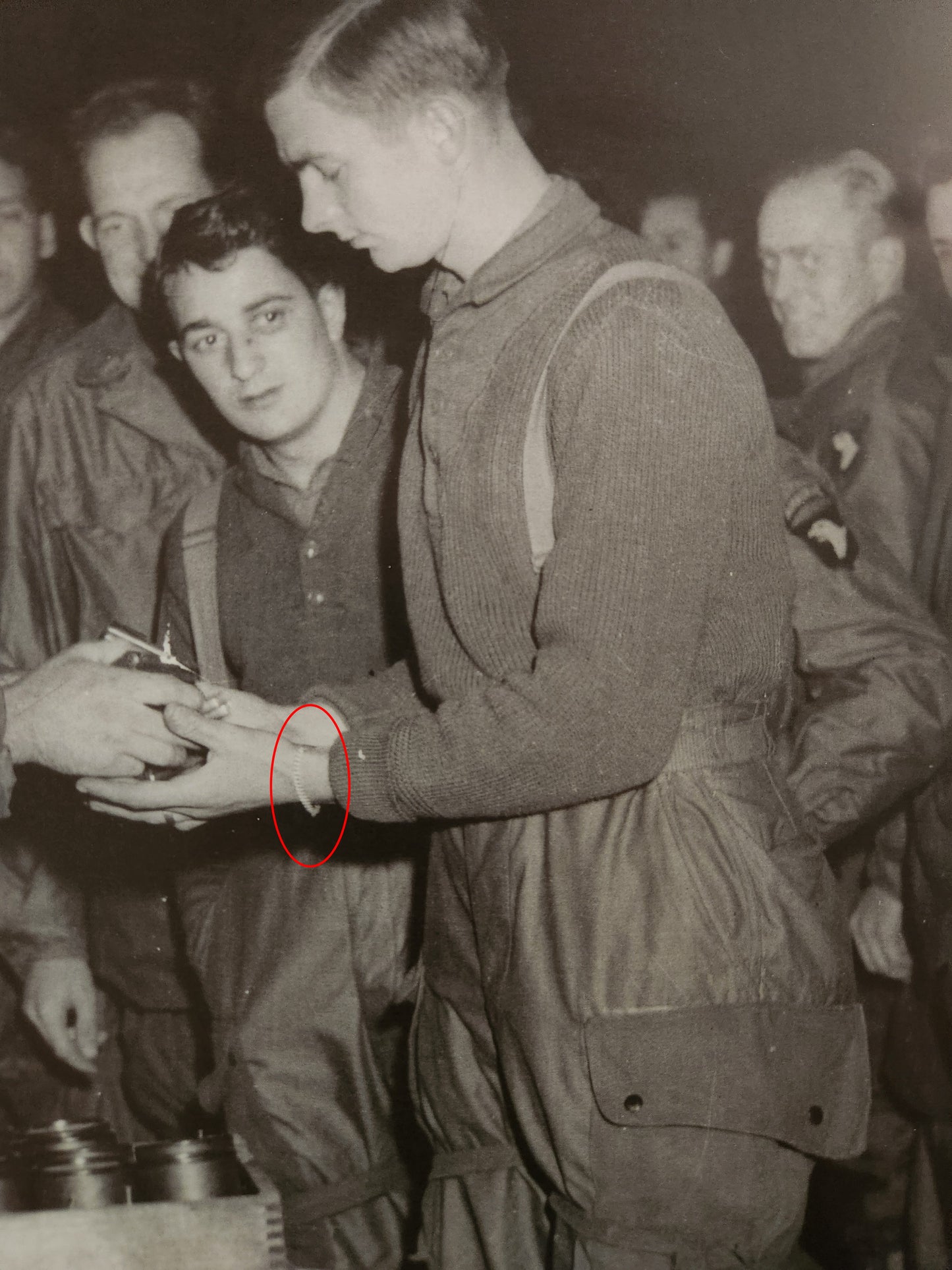 ID Bracelet with Parachute Wings