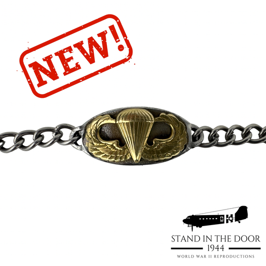 ID Bracelet (ADT Brass Parachute Wings)