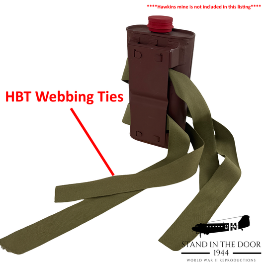 Cotton HBT Webbing 1.25"- By the Yard