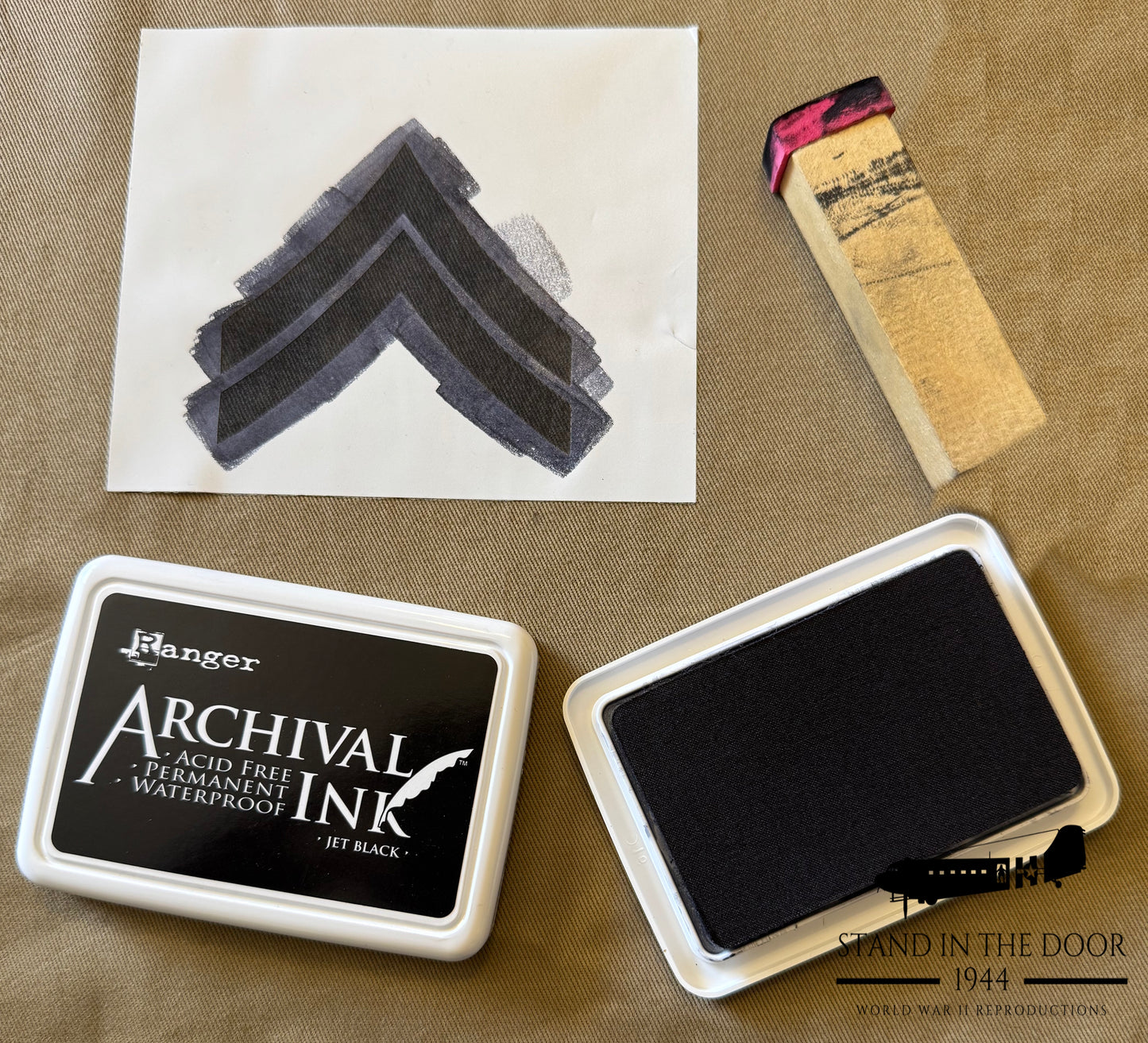 Stencil- Corporal Uniform Rank