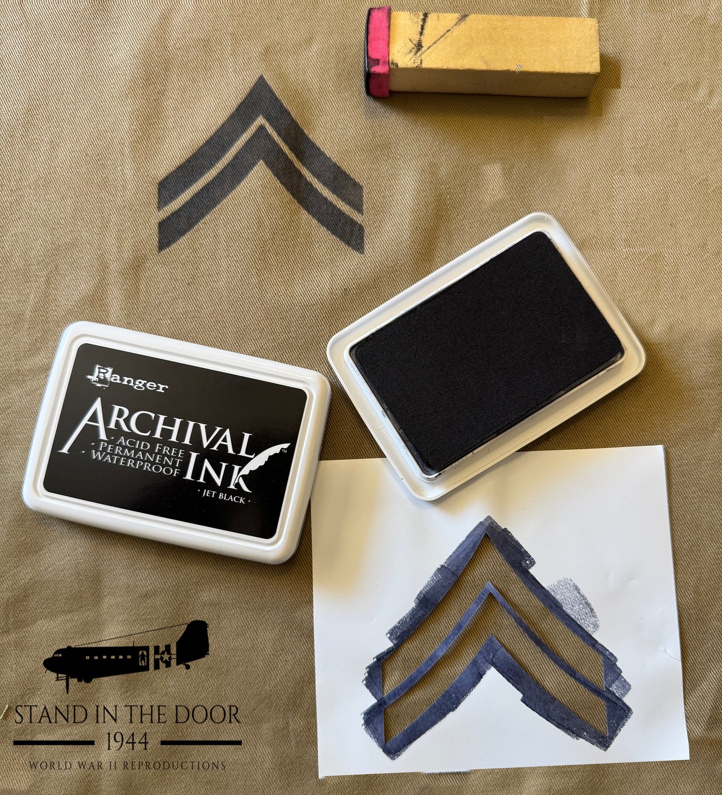 Stencil- Corporal Uniform Rank