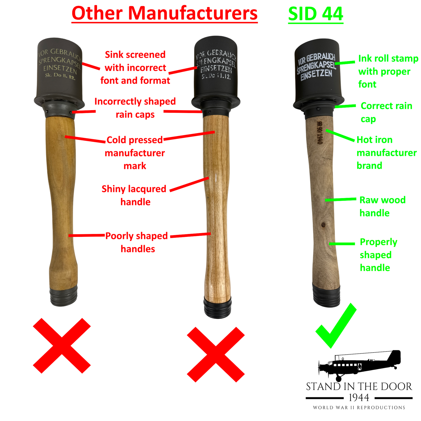 Replica German M24 Grenade "Potato Masher"-(updated 10-1-25)