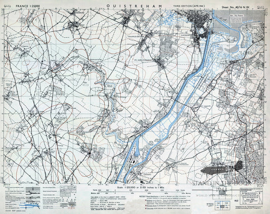 Normandy Map 10- Ouistreham