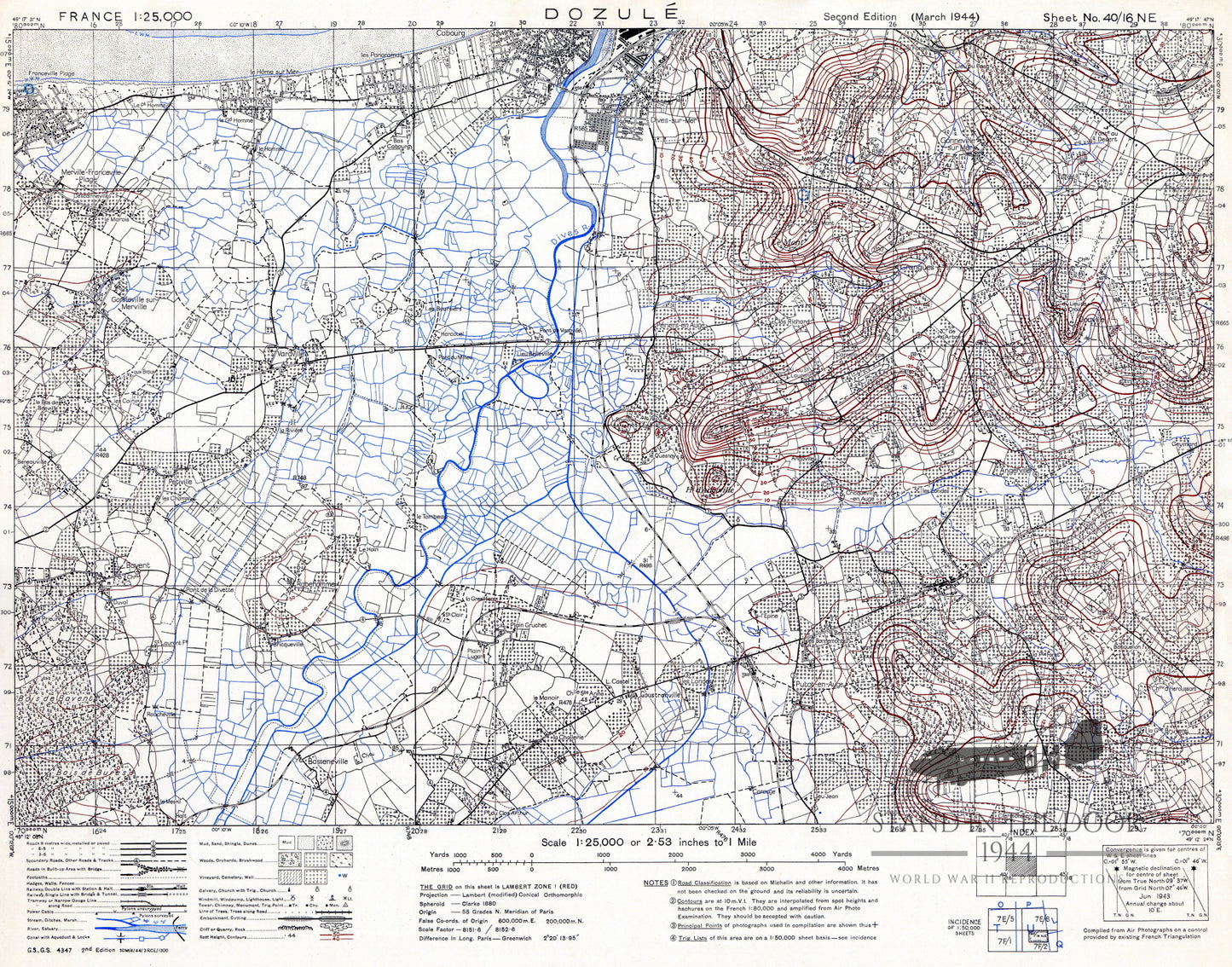 Normandy Map 13- Dozule