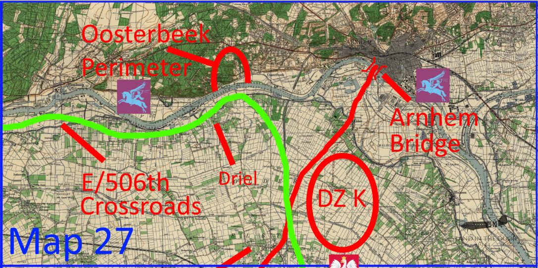 Holland map 27- Arnhem