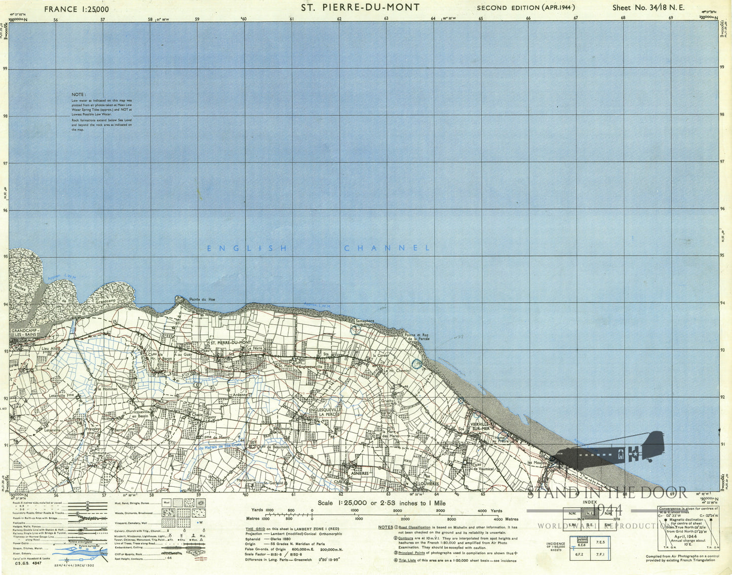 Normandy Map 5- St Pierre (Omaha Beach)