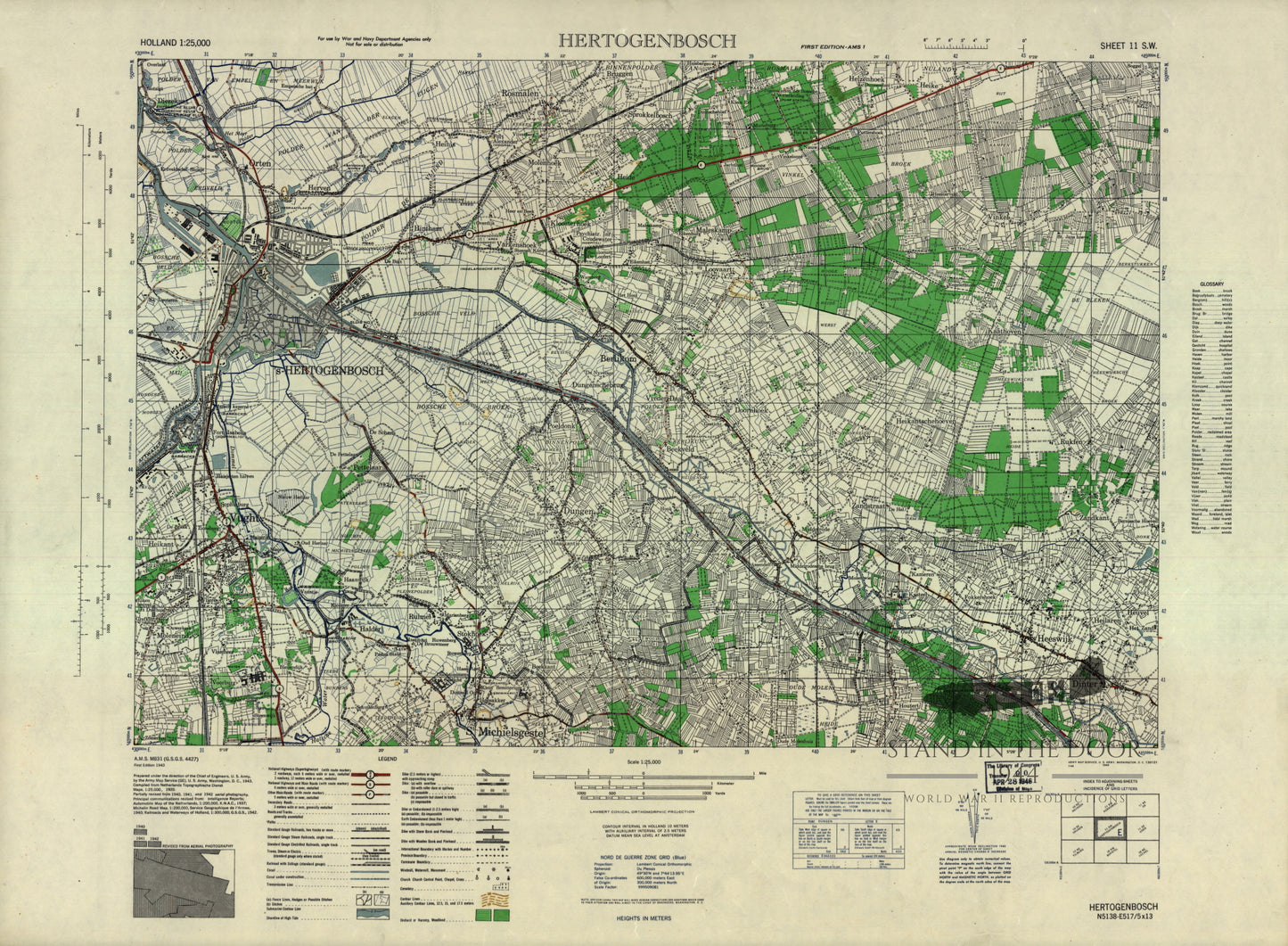 Holland Map 15- Hertogenbosch