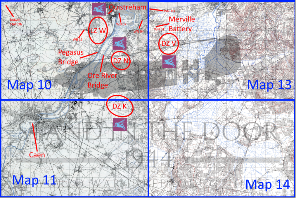 Normandy Map 14- Troarn