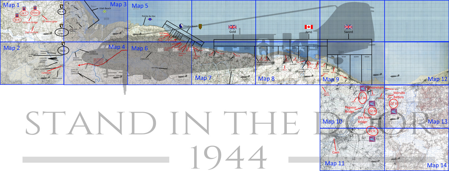 Normandy Map 13- Dozule