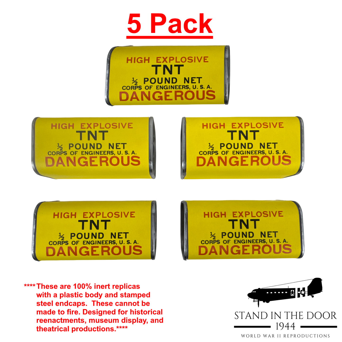 Replica TNT- 1/2 Pound Blocks
