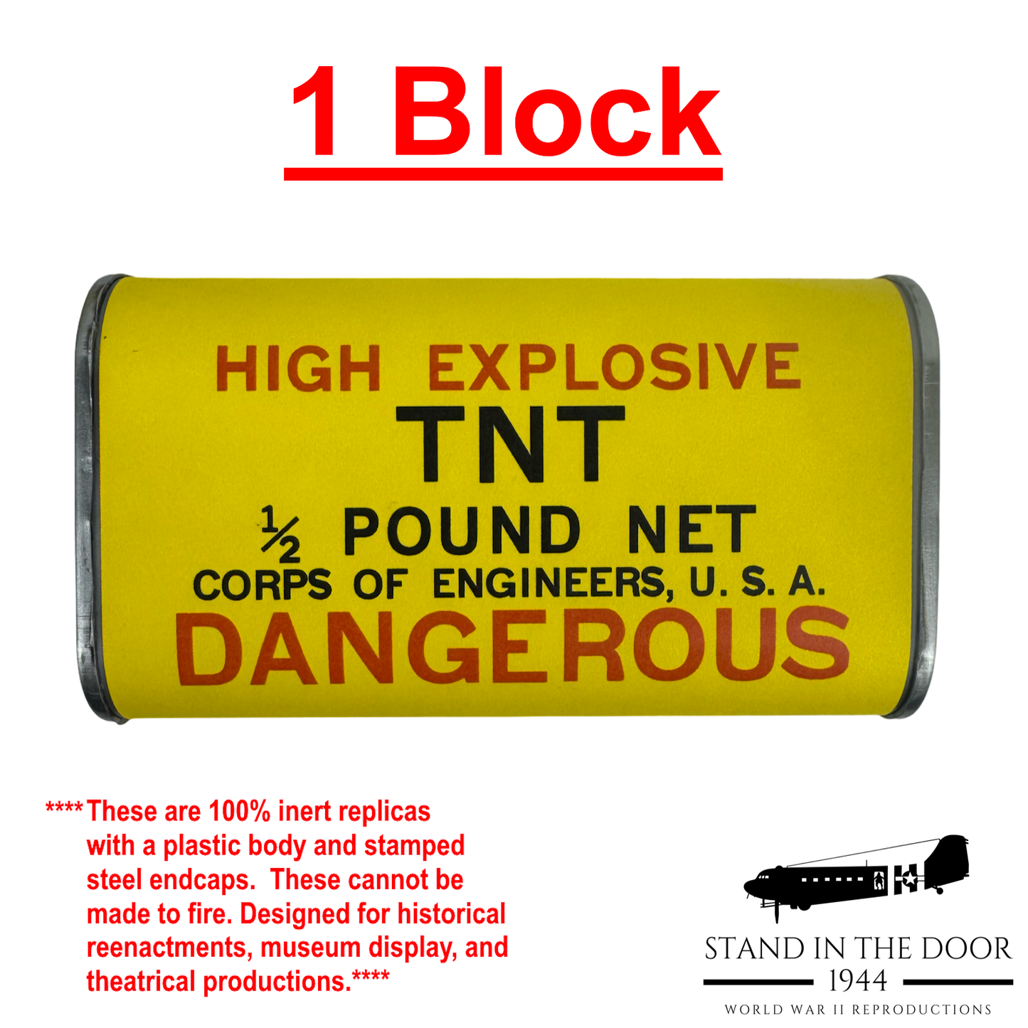 Replica TNT- 1/2 Pound Blocks