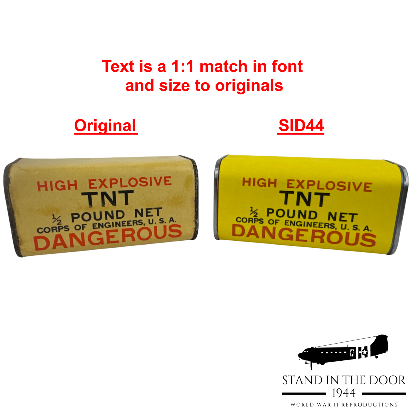 Replica TNT- 1/2 Pound Blocks