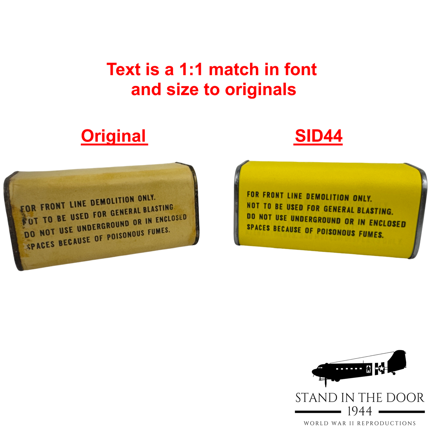 Replica TNT- 1/2 Pound Blocks
