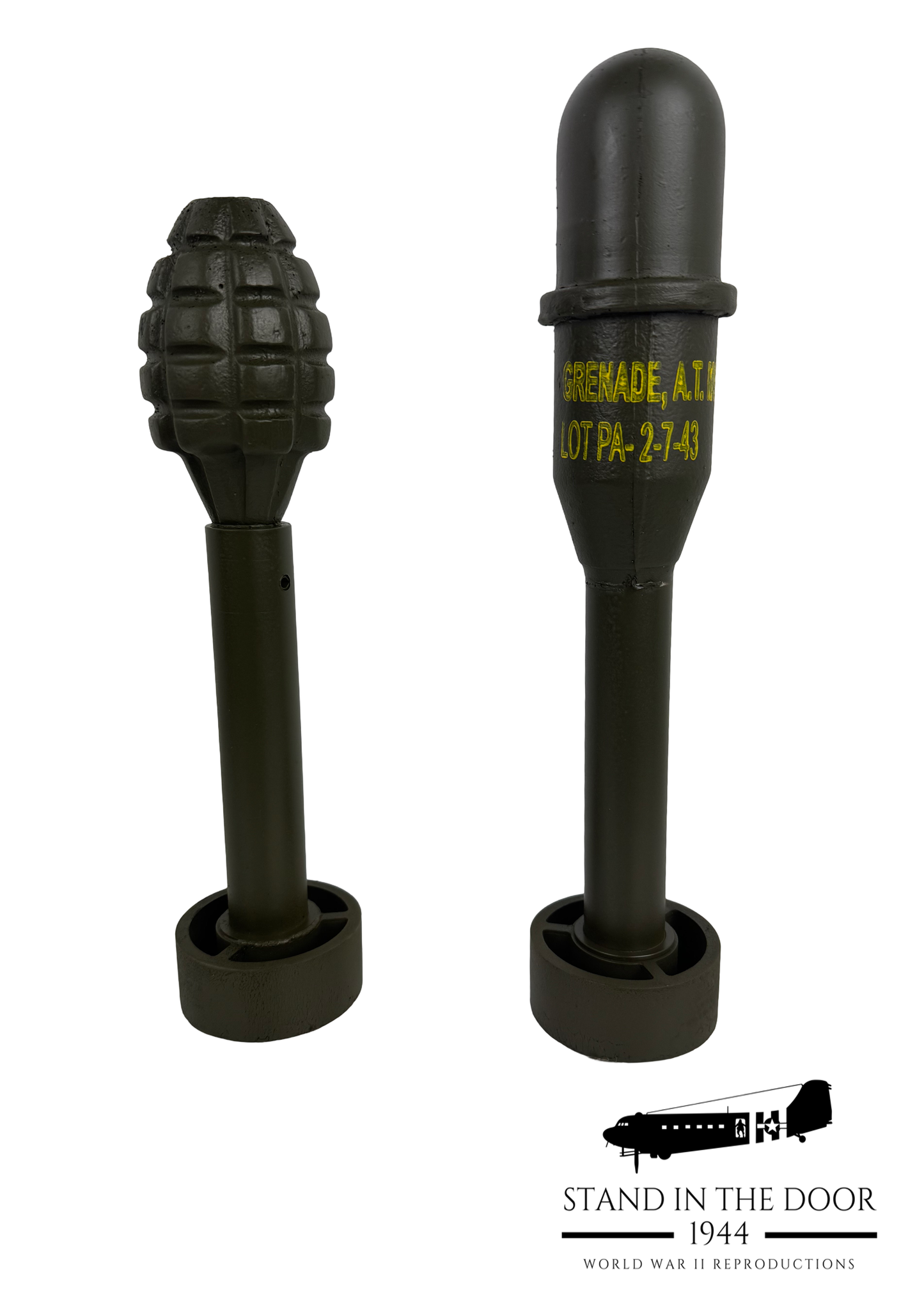 Rubber Rifle Grenades M17 and M9A1 (reproduction)