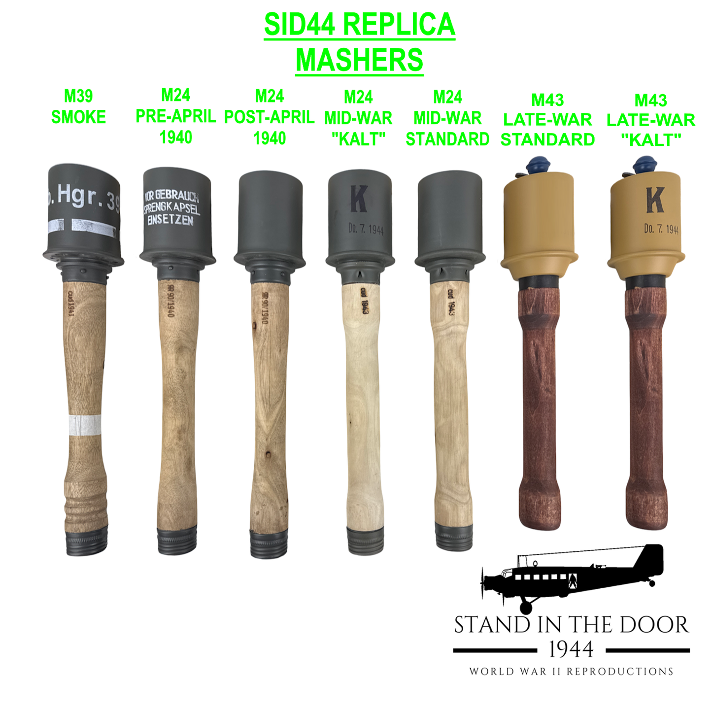 Replica German M43 Grenade "Potato Masher" (updated 11-18-25)