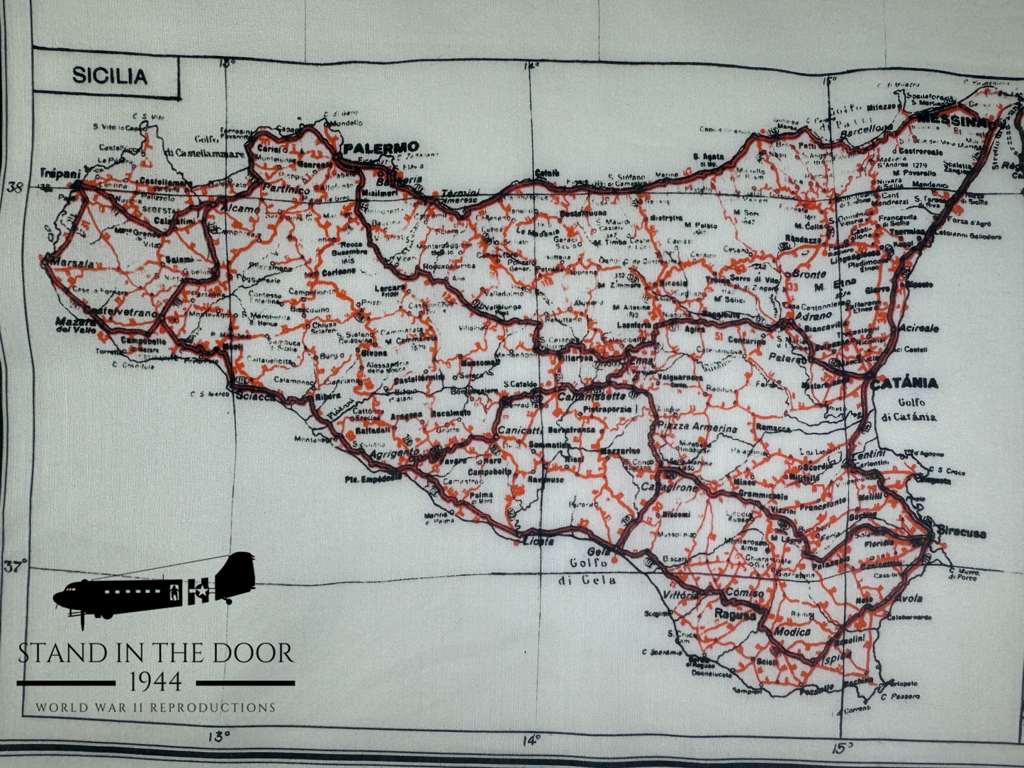 "Silk" Escape Map- Italy/Sicily