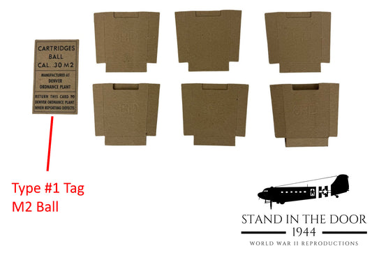 Bandoleer Cardboard inserts with Lot Tag