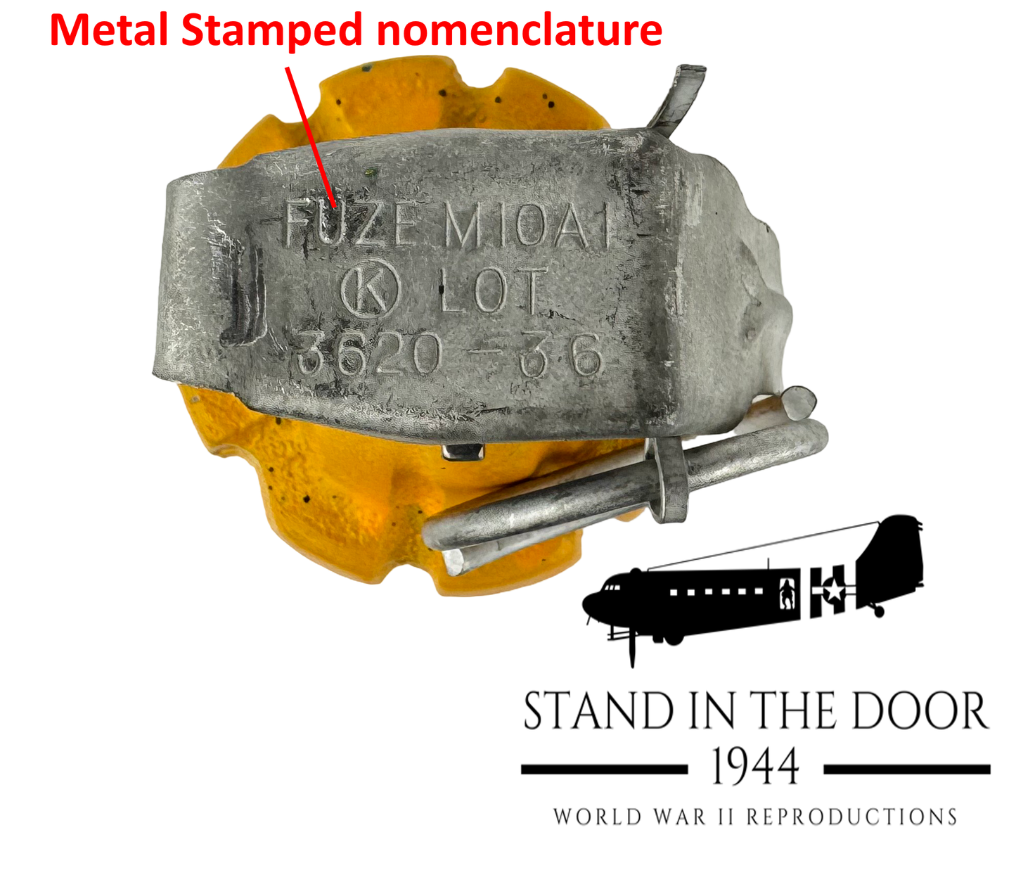 Replica MKII Hand Grenade (Yellow) (NEW IMPROVED 3-14-25)
