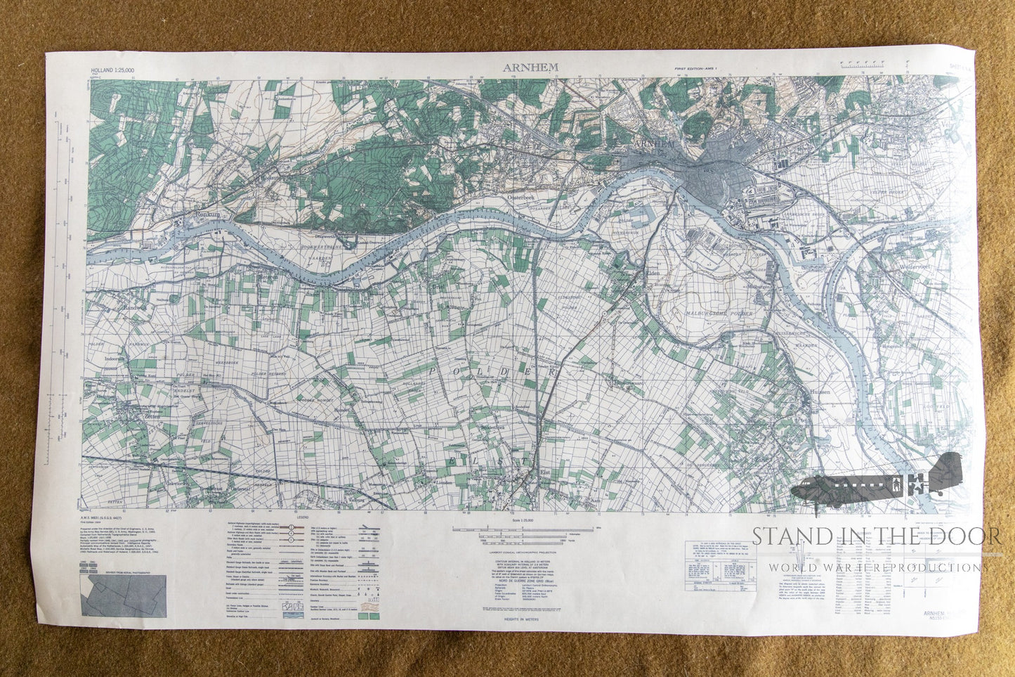 Holland map 27- Arnhem