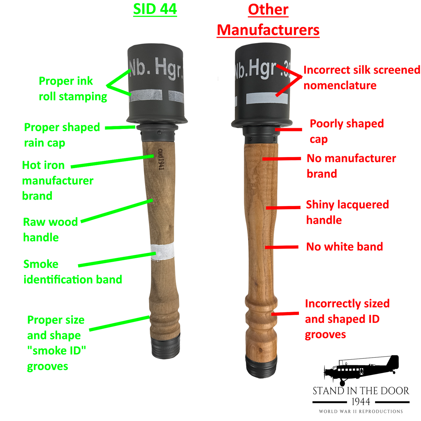 Replica German M39 Smoke Grenade "Potato Masher" (updated 10-28-25)
