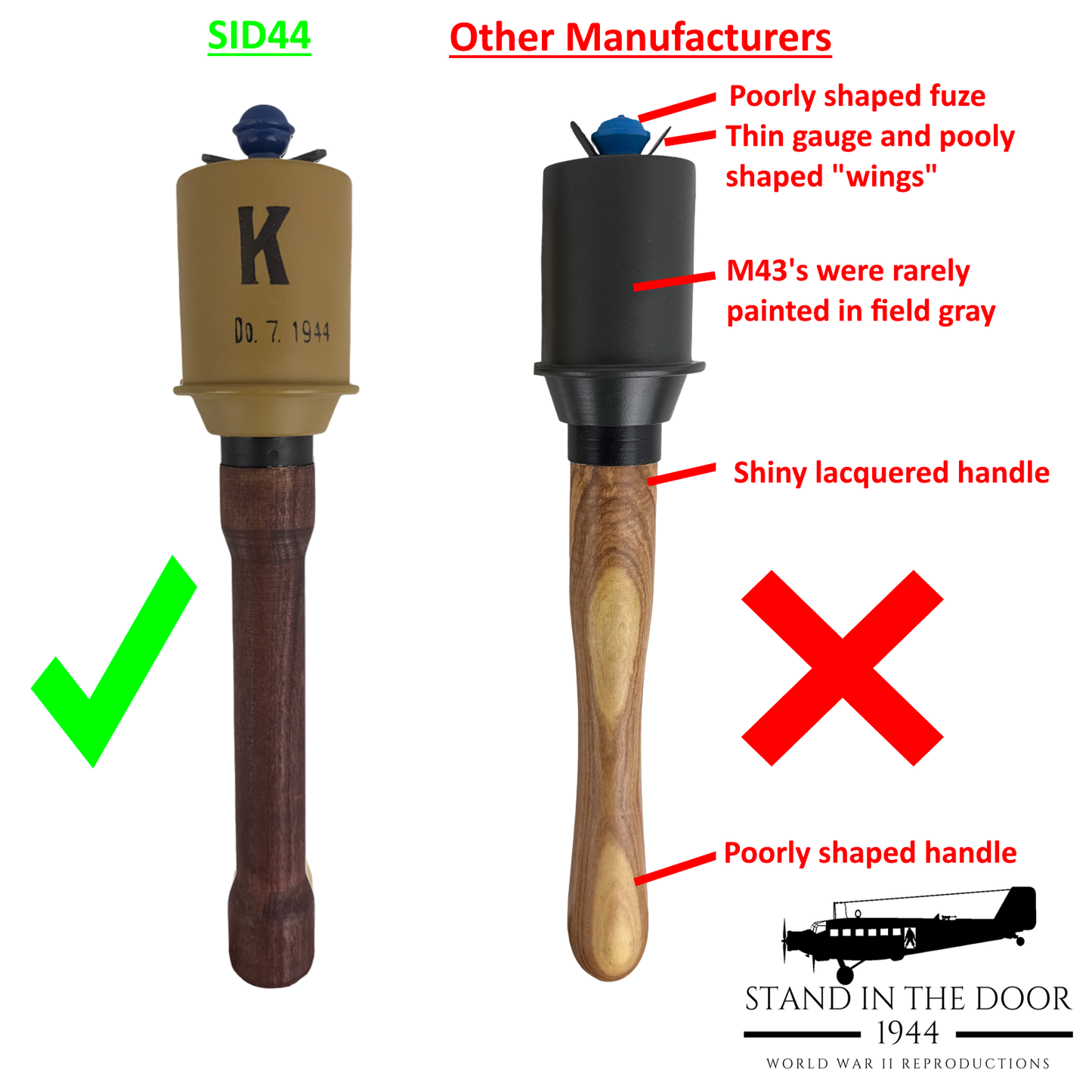 Replica German M43 Grenade "Potato Masher" (updated 11-18-25)