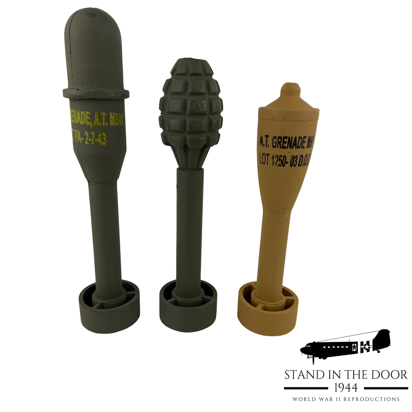 Rubber Rifle Grenades M9, M9A1 and M17 (reproduction)